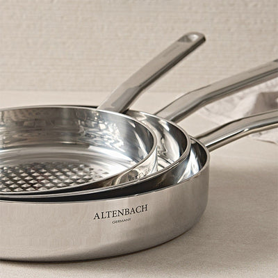 Altenbach Solid 316Ti Sautรฉ Pan 20cm / 24cm / 26cm Select Option_Korea Direct Delivery C