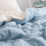 100% Cotton 60-Count Casa Mid-Season Comforter SS/Q + Pillow Cover (Colors Options)_ Korea Direct Delivery B