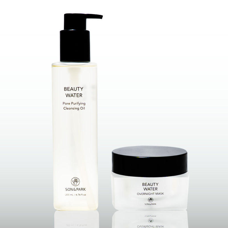SON&PARK Beauty Water Purifying Cleansing Oil 200mL + Beauty Water Overnight Mask 50mL