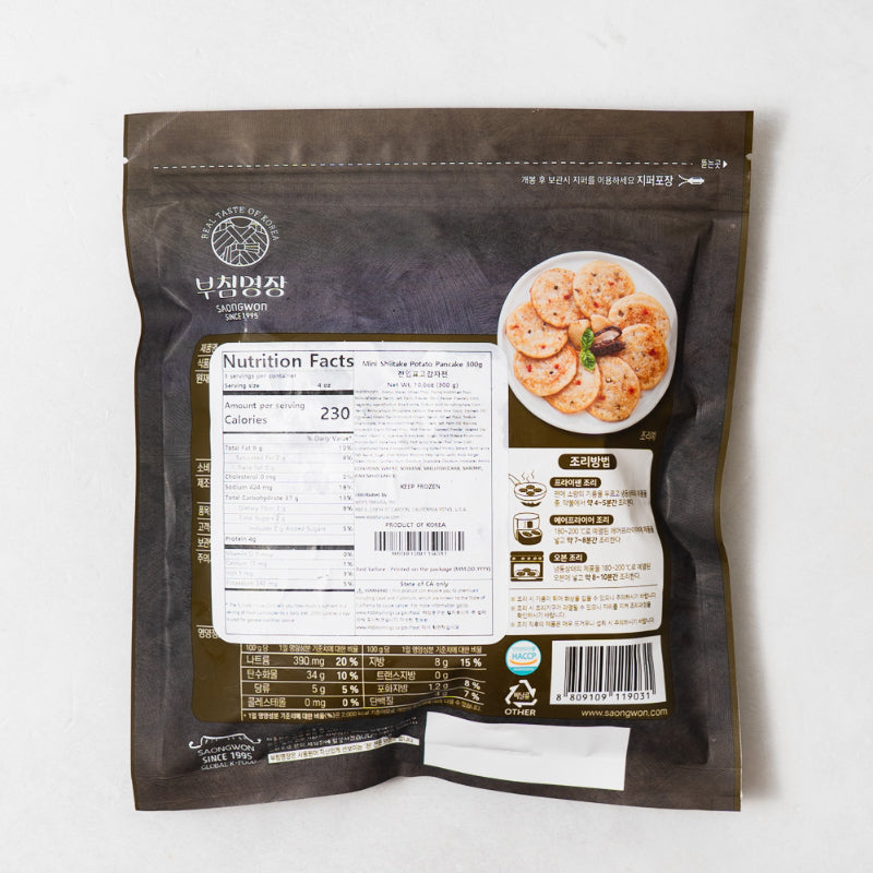 [Saongwon] Mini Shiitake Potato Pancake 300g
