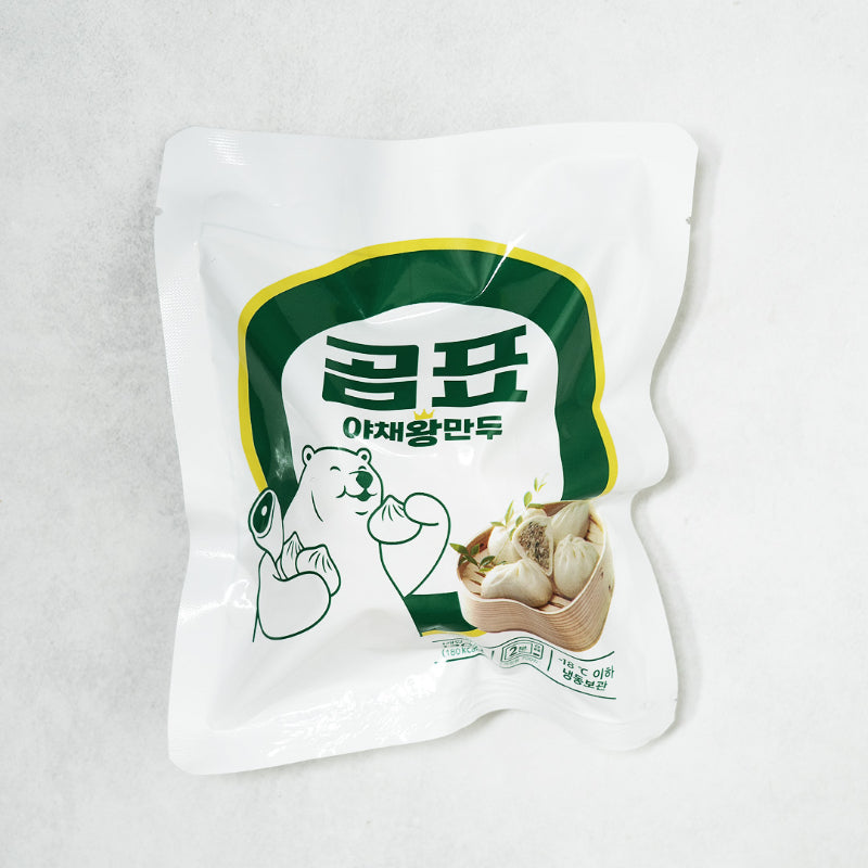 [가메골푸드] 곰표 야채 왕만두(1개입) 120g x 5 팩 (묶음)