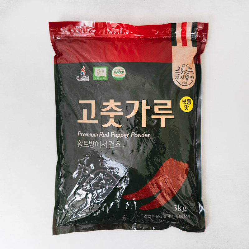 [2025 New] Haenam Chili Powder 3kg (Medium Spicy Flavor)_Free Shipping