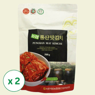 Poongsan Kimchi - Napa Cabbage 500g x 2 (Set)