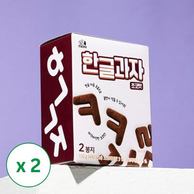 Kalphabets Snack – Chocolate Flavor 100g (50g × 2 ) x 2 Packs