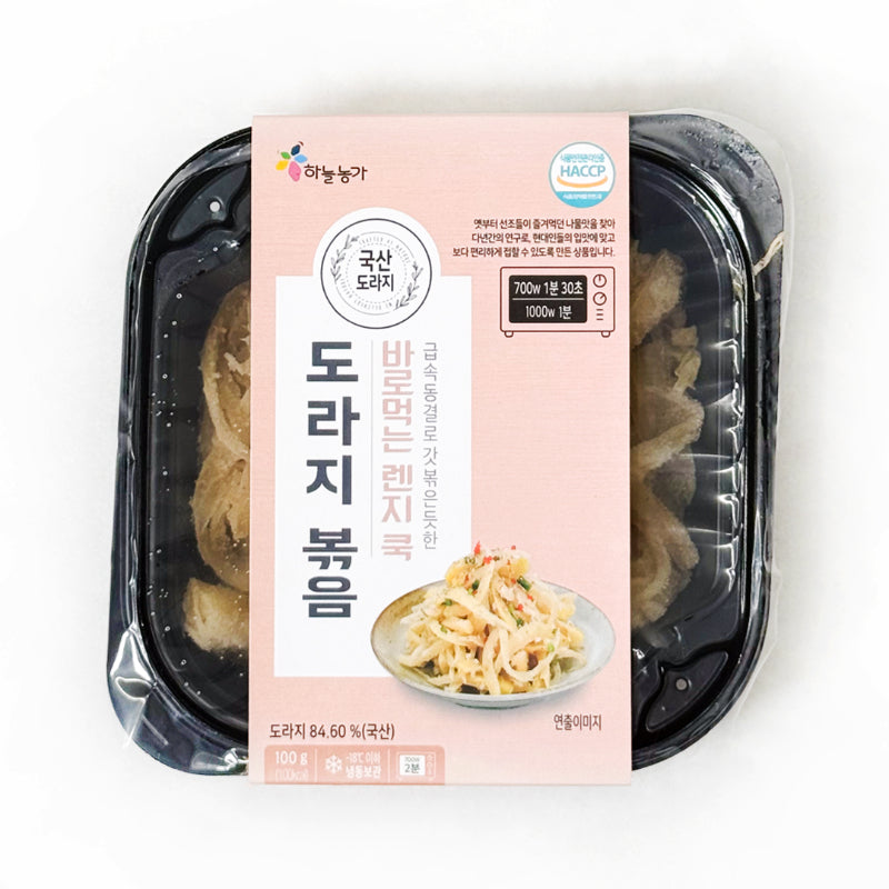 [하늘농가] 그대로 데워먹는 도라지 볶음 100g