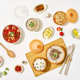 [한국직배송 C] 실리만 이지뷰 냉동밥용기&냉동국용기 240ml/350ml/500ml 8P 테라코타/오트옵션구매