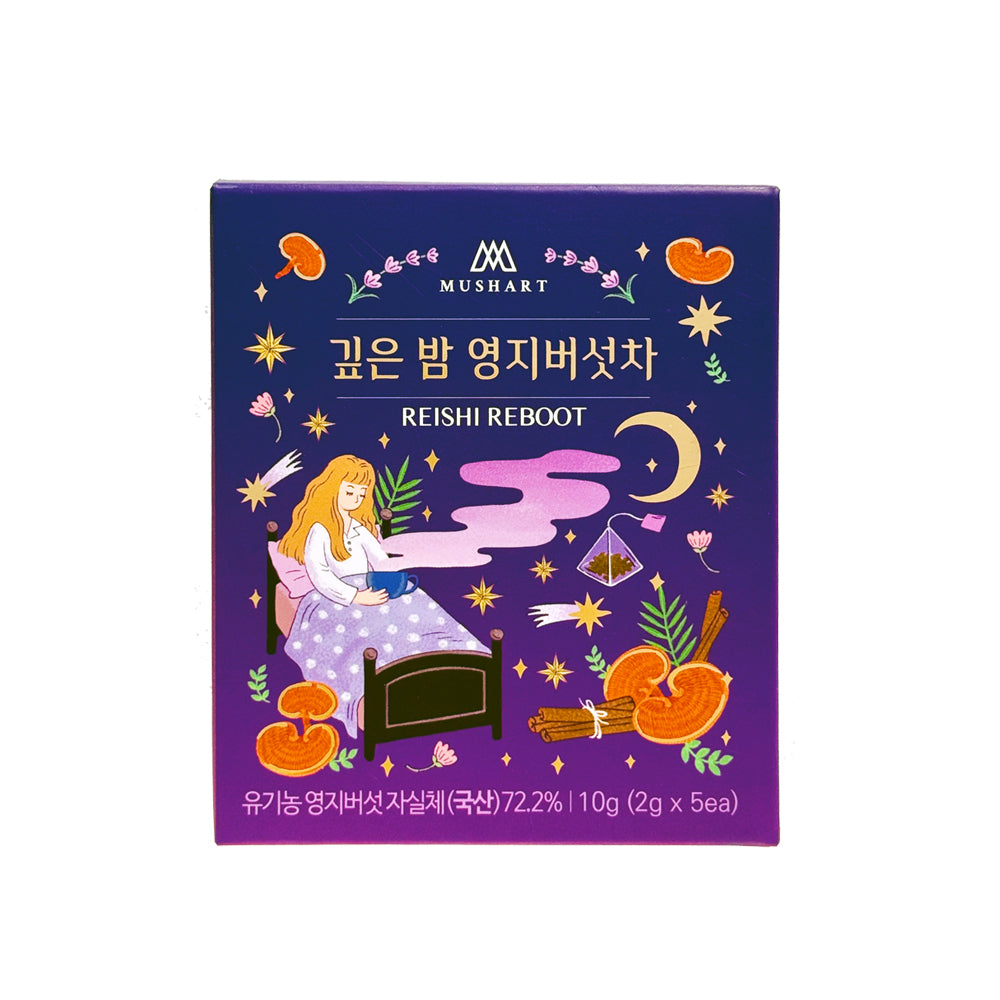 [솔룸바이오텍] 유기농 버섯차 2종 세트 (2g x 5ea x 2box)