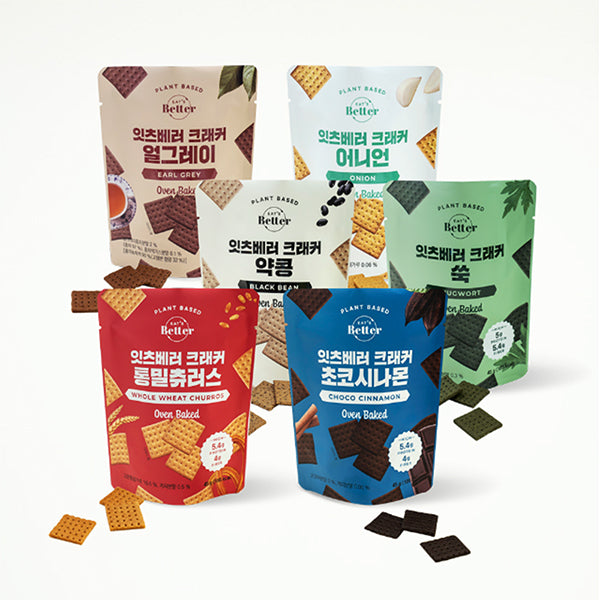 [Korea Direct Delivery B] Eat's Better Plant-Based Cracker 6+Zero Sugar Cookies 3+Plant-Based Mayo 3 Set