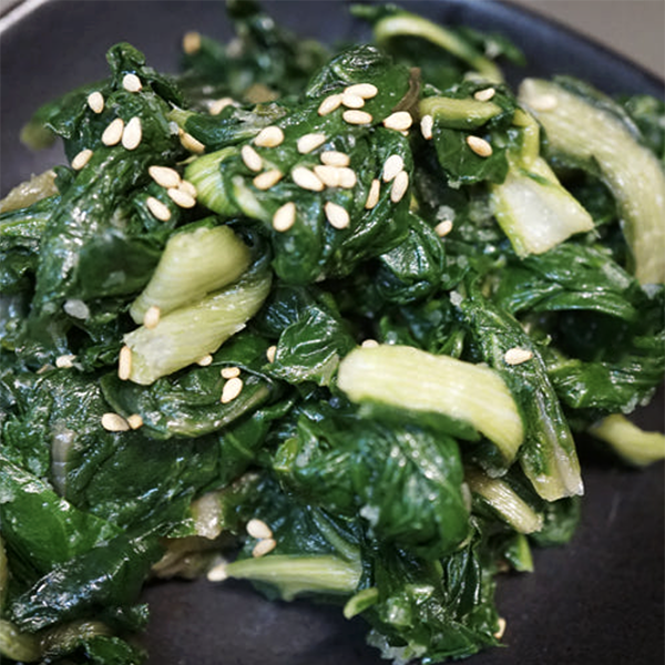 100% Korean Prepped Swiss Chard for Soups & Side Dishes 400g