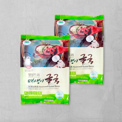 [정성드리] 매생이굴국 350g x 2개 (묶음)