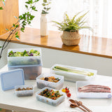 Betree Fresh Antibacterial Storage Container Mixed Set  6 Types, 19 Pieces (Includes 2 Sheets of Labels)_Korea Direct Delivery D 