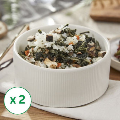 [청태산농장] 버섯나물밥 쉽게 만들기 45g (2인분 x 3개) x 2팩 (묶음)