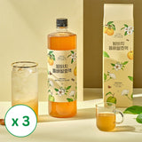 [밤바치농장] 밤바치 유기농 돌배발효액 1L x 3병_무료배송 (묶음)