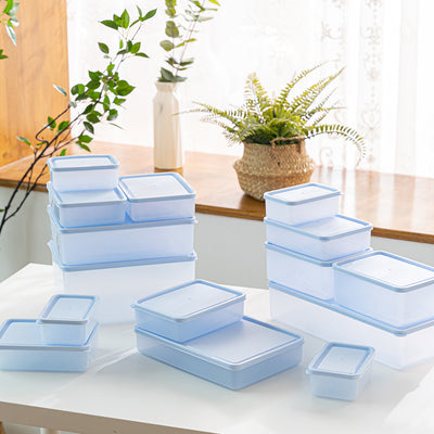 Betree Fresh Antibacterial Storage Container Mixed Set  6 Types, 19 Pieces (Includes 2 Sheets of Labels)_Korea Direct Delivery D 
