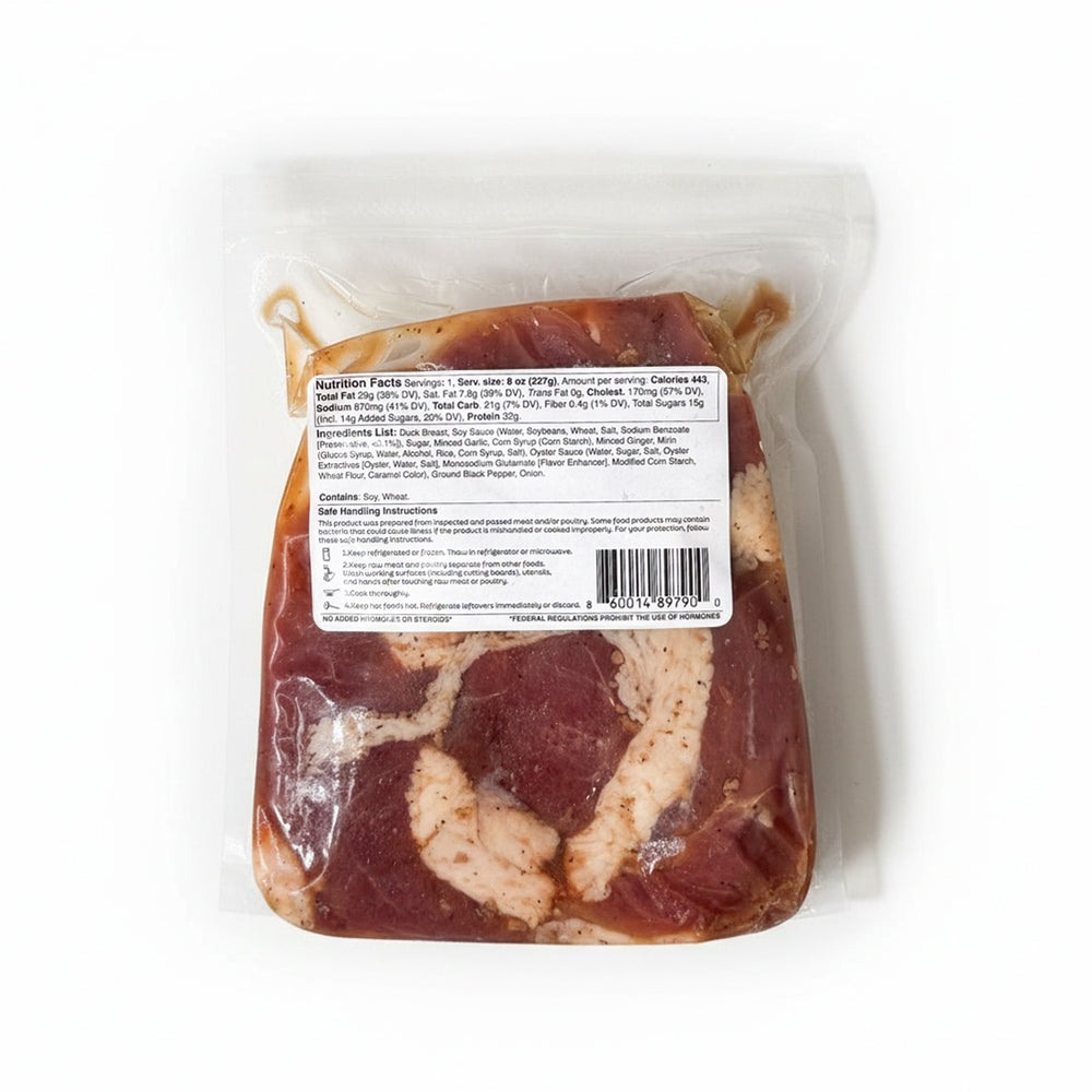 [Juicybite] Duck Breast Gochujang Bulgogi 8oz x 3 + Duck Breast Soy Sauce Bulgogi 8oz x 3 (Set)