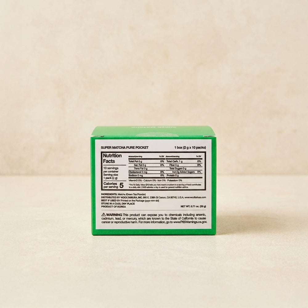 [슈퍼말차] 퓨어 포켓 20g (2g x 10개)