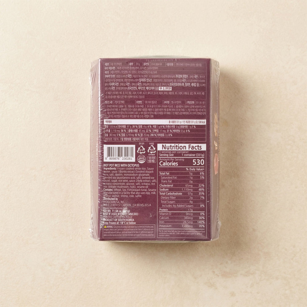 [더솥] 7분 문어솥밥 331g