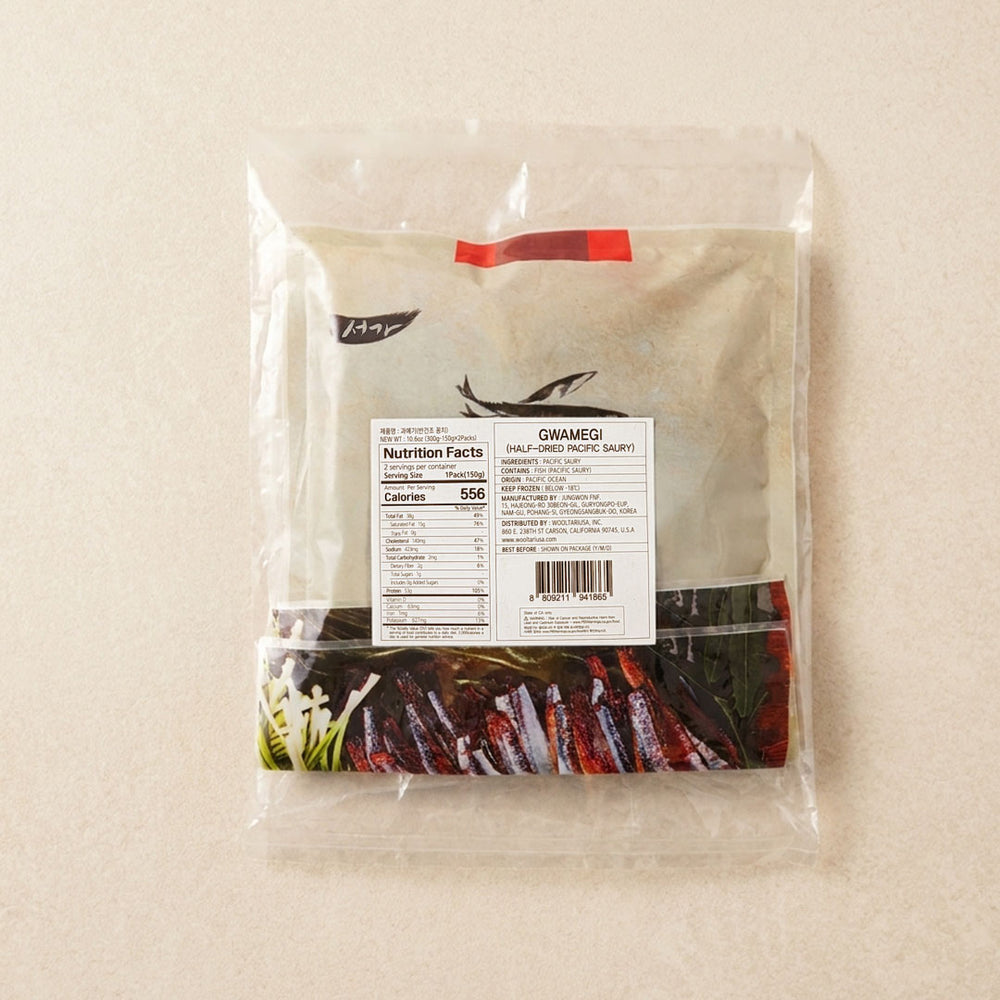 [정원FNF] 포항 구룡포 꽁치과메기 (Half-Dried Pacific Saury) 300g