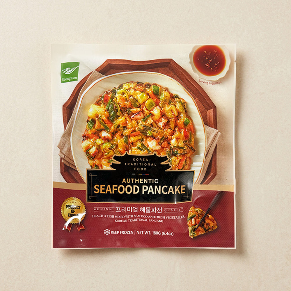 [Saongwon] Premium Seafood and Scallion Pancake 180g