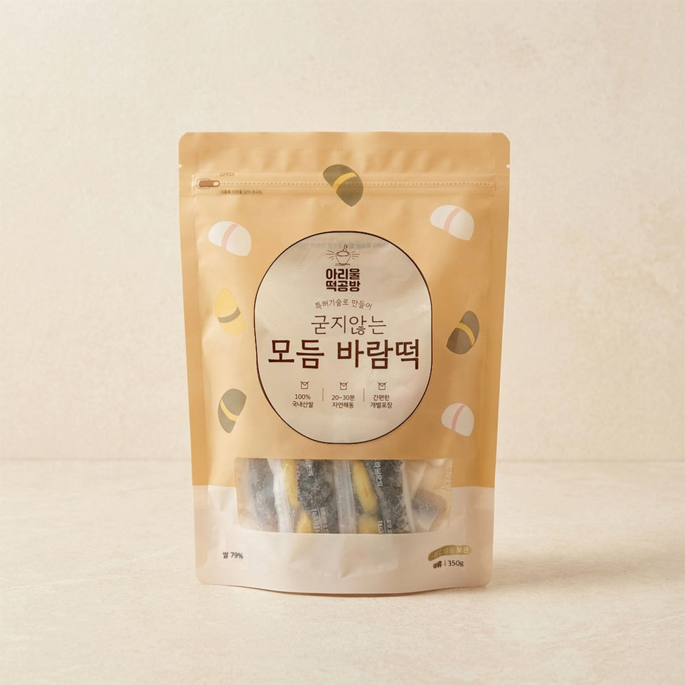 [아리울떡공방] 굳지않는 모듬 바람떡 350g