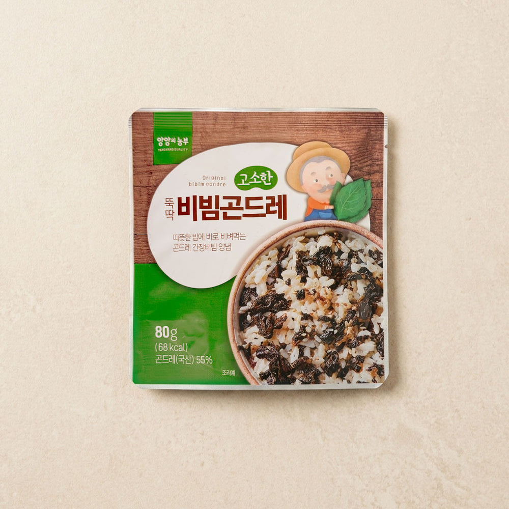 [양양의농부] 고소한 뚝딱 비빔 곤드레 80g