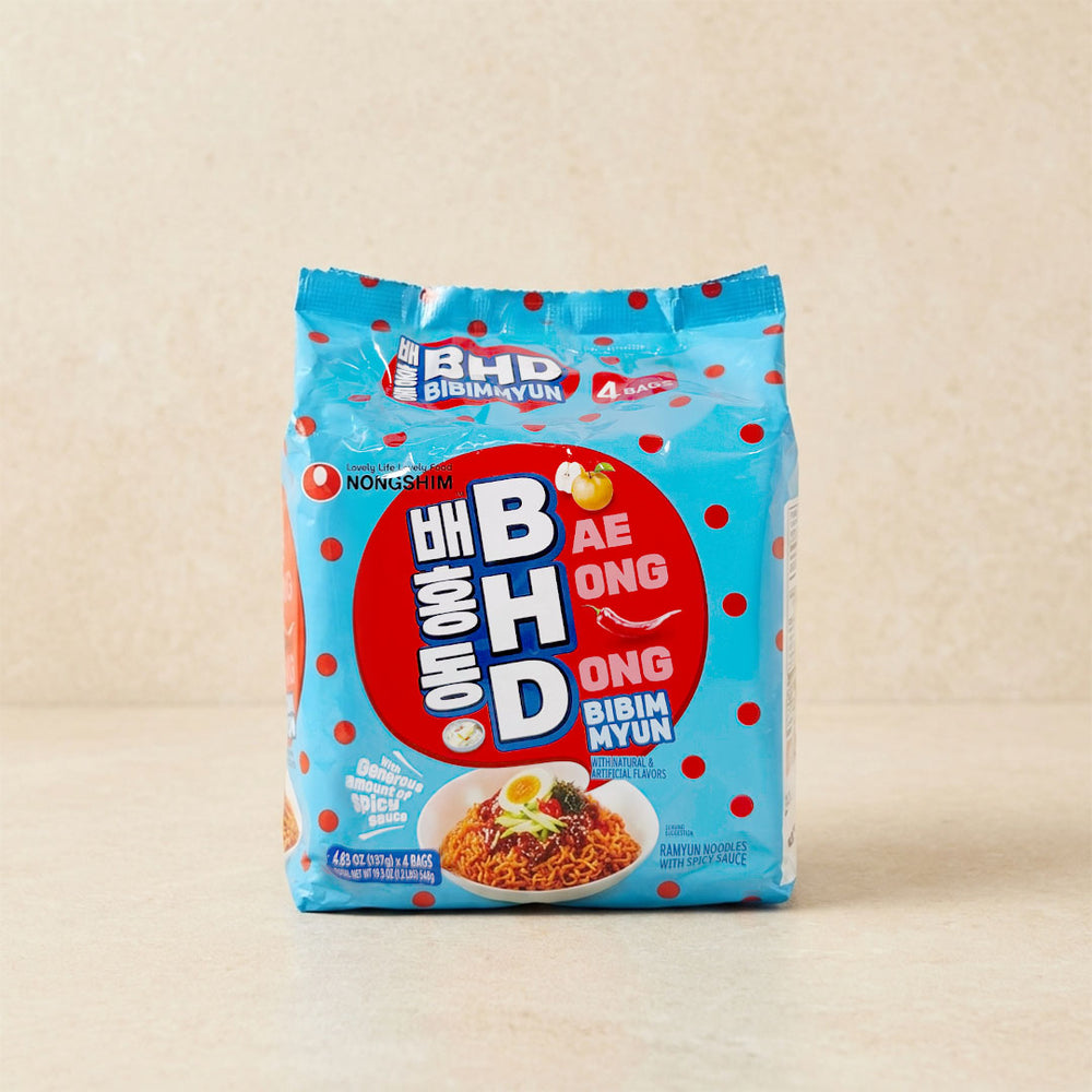 [농심] 배홍동 비빔면 137g x 4개 (묶음)