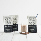[Bobsnu] Yakkong 100 Soy Milk (190ml x 20) x 2Box + [Goznut] Black Rice Nut Bar x 2Box