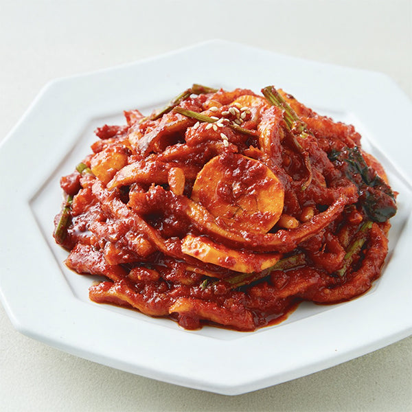 [한국직배송 A] 김치품평회 콕김치 경기도식 보쌈김치 2kg + 보쌈무말랭이 500g + 동치미 1kg