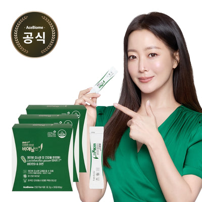 [한국직배송 B] 김희선유산균 비에날씬 플러스 (2g x 30스틱) X 3세트(3개월분)