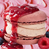 [널담] 뚱카롱 4구 - 블루베리 크림치즈 (50g x 4개입)