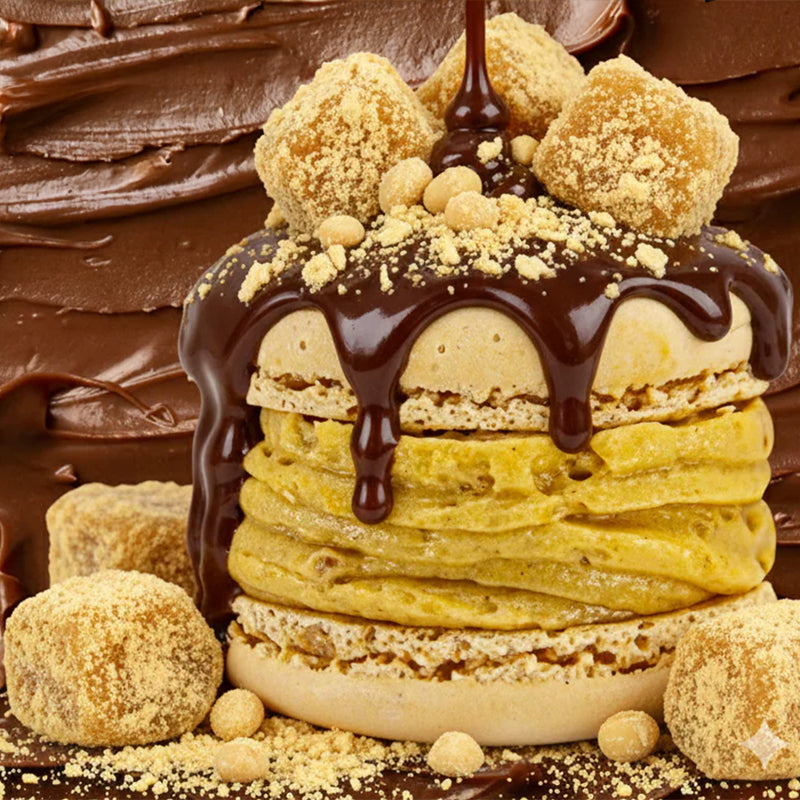 [널담] 뚱카롱 4구 - 인절미 초코 (50g x 4개입)