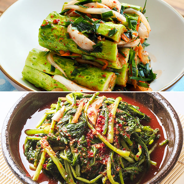 Yeoncheon Mi-geum-chi Cucumber Kimchi + Young Radish Water Kimchi + White Kimchi_Korea Direct Delivery B