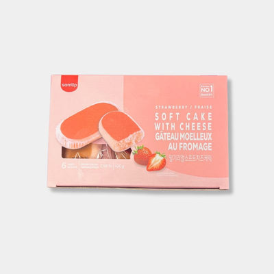 [삼립] 리얼 소프트 치즈케익 딸기맛 6개입 420g