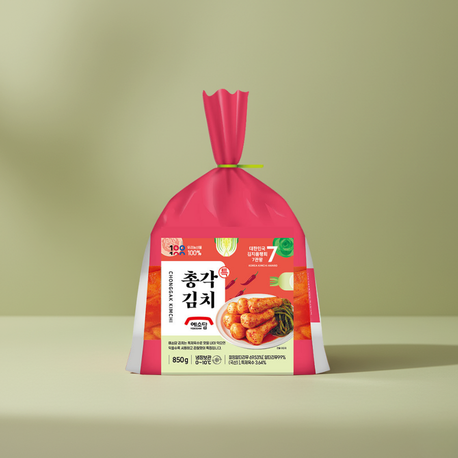 [예소담] 총각김치 850g x 2팩 (묶음)