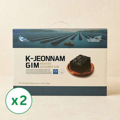 [신안천사김] K-전남김 (33g x 6개) x 2박스 (묶음)_ 무료배송특가