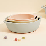Sillymann Cream Silicone Bowl Set_Korea Direct Delivery F