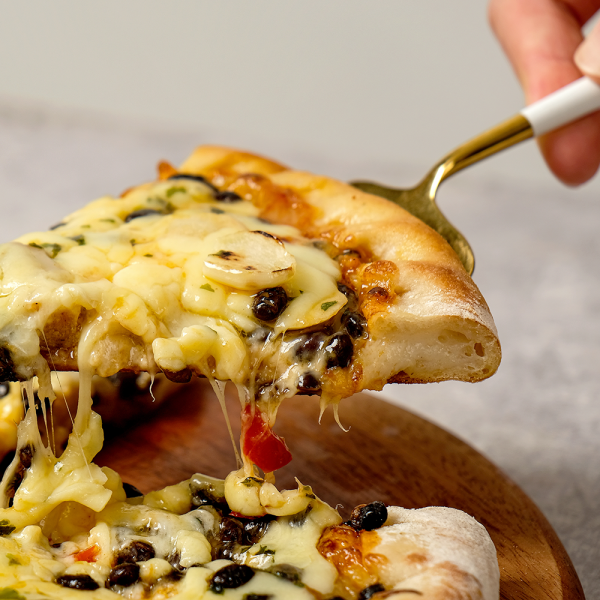 [산청기능성콩영농조합법인] 지리산 발효검은콩 쌀피자 675g (225g x 3)