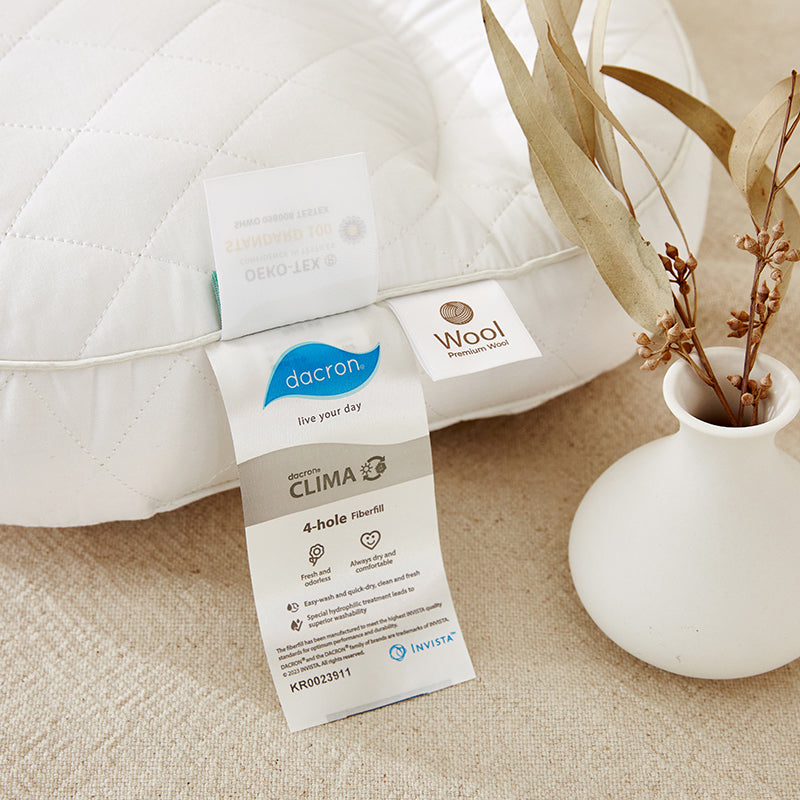 [슬립앤슬립] 깊은잠베개 S 사이즈 + 깊은잠베개 커버 WHITE (묶음)