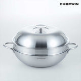 [한국직배송] 쉐프윈 316STS 통5중 파티웍 28cm / 32cm