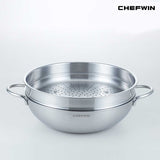 [한국직배송] 쉐프윈 316STS 통5중 파티웍 28cm / 32cm