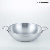 [한국직배송] 쉐프윈 316STS 통5중 파티웍 28cm / 32cm