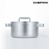 [한국직배송] 쉐프윈 316STS 통5중 양수냄비 16cm/20cm/24cm