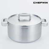 [한국직배송] 쉐프윈 316STS 통5중 양수냄비 16cm/20cm/24cm