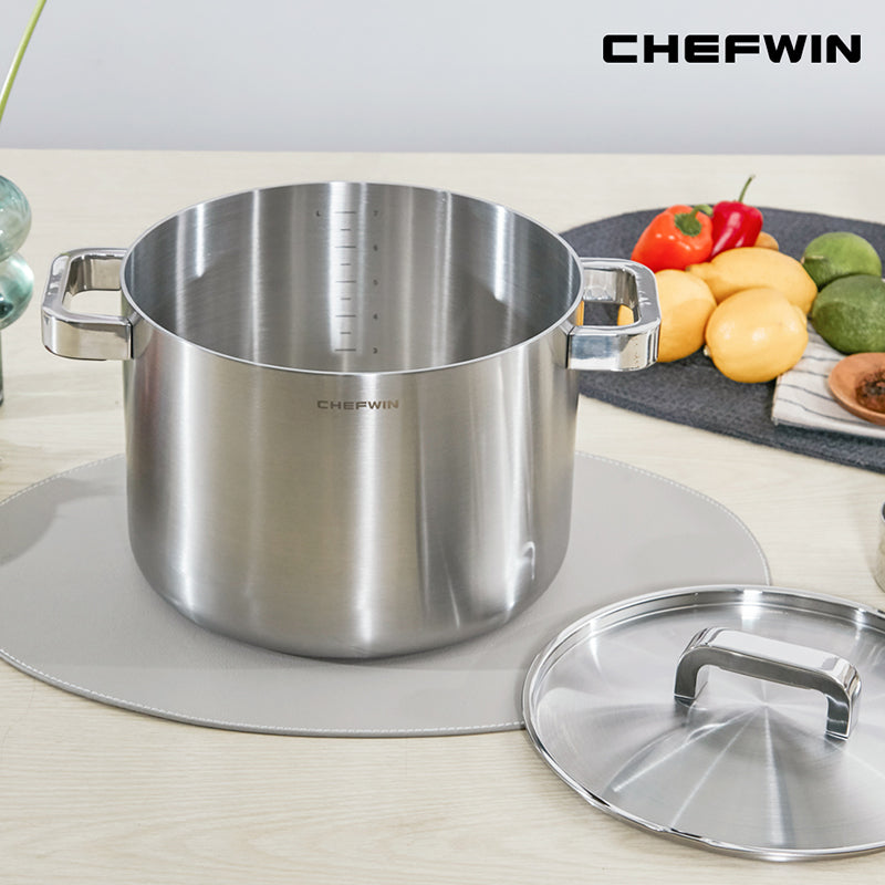 [한국직배송] 쉐프윈 316STS 통5중 곰솥 24cm/28cm