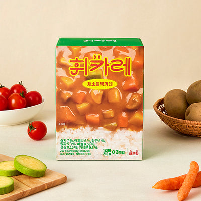[휘카레] 채소듬뿍 매운맛 630g (210g x 3개)