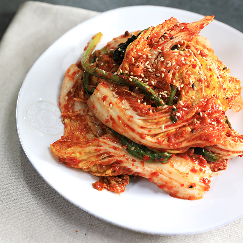 [한국직배송 A] 연천군 미금치 제철 겉절이 2kg + 동치미 2kg