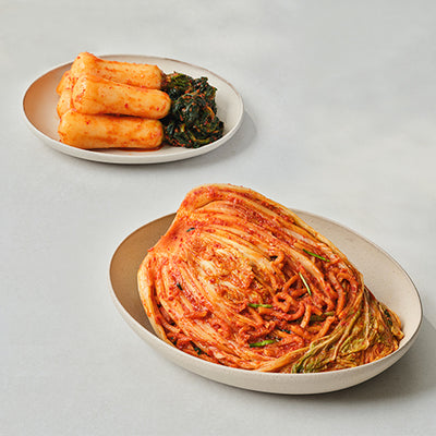[홍진경] 더김치 포기김치 3kg x 2팩 + 총각김치 3kg_무료배송_ 5월 넷째 주 순차발송 (묶음)