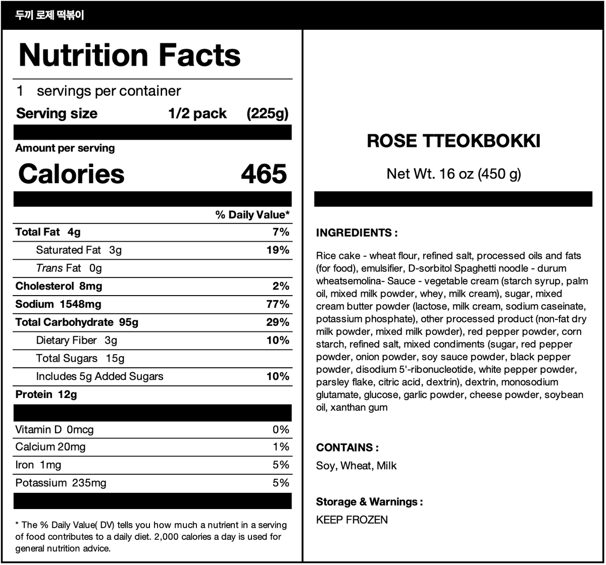  nutrition facts