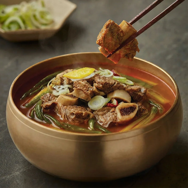 [PK] 경복궁 얼큰 대파 갈비탕 550g x 2팩 (묶음)