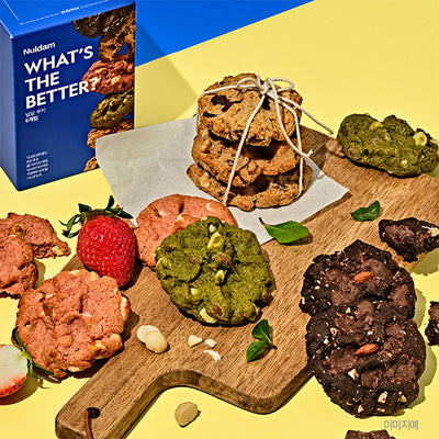 [한국직배송 B] 널담 뚱카롱 감동세트(8pcs) + 뚱낭시에세트(8pcs) + 르뱅 쿠키세트(6pcs) 총 22pcs